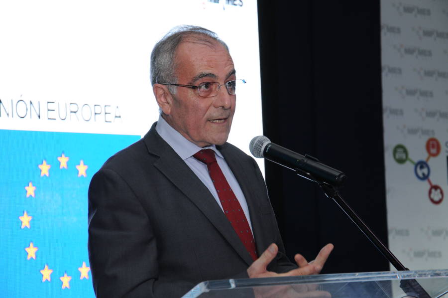 El embajador de la Unión Europea, Alberto Navarro