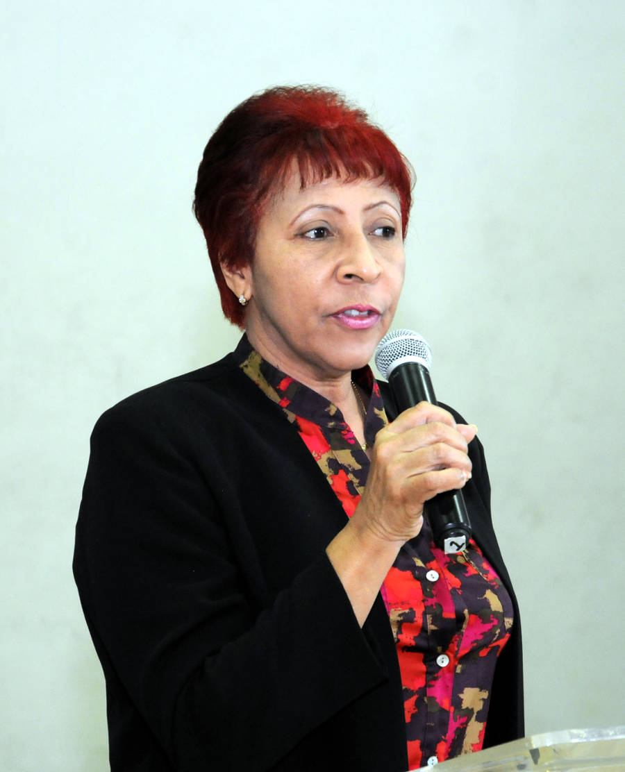 Sandra Ramírez, presidenta del Consejo Barrial de Villa Consuelo