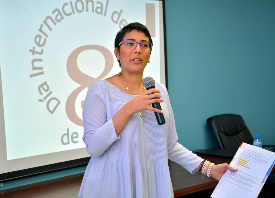 La directora de Gestión Humana, Bianca Fajar, exhortó a las colaboradoras a dar lo mejor de sí en cualquier circunstancia