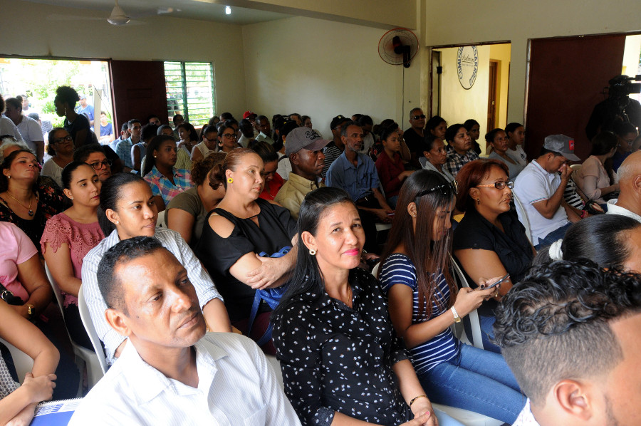 Unas 160 personas, representantes de más de cien mipymes, se dieron cita en el Centro Comunal de Matanzas.