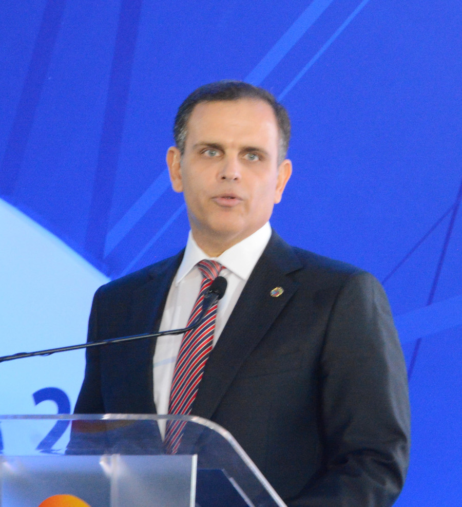 Jochi Vicente, presidente de la junta directiva de la Cámara Comercio y Producción de Santo Domingo (CCPSD).