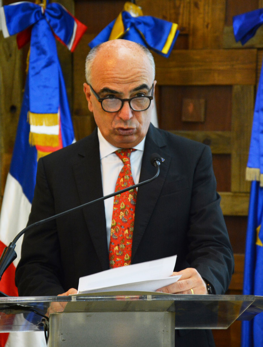 Gianluca Grippa, embajador de la delegación de la Unión Europea en República Dominicana