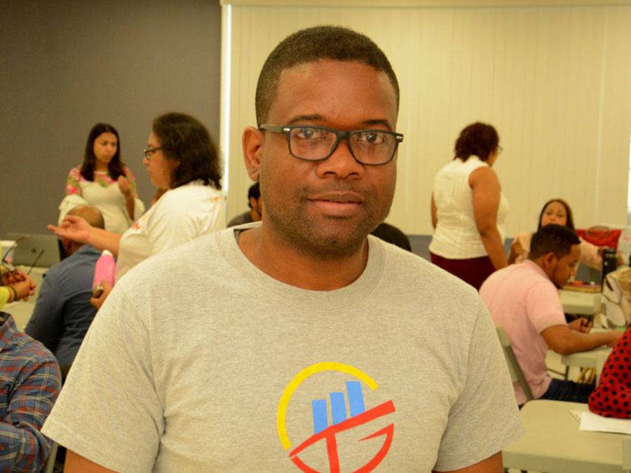 Fellito José, uno de los mentores del proyecto.