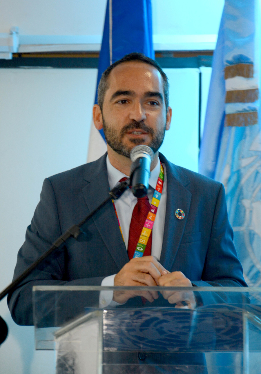 Xavier Hernández, Representante adjunto del PNUD.