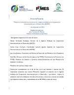 Firma de Acuerdo Ministerio de Industria y Comercio & La Agencia Andaluza de Cooperación Internacional para el Desarrollo (AACID)