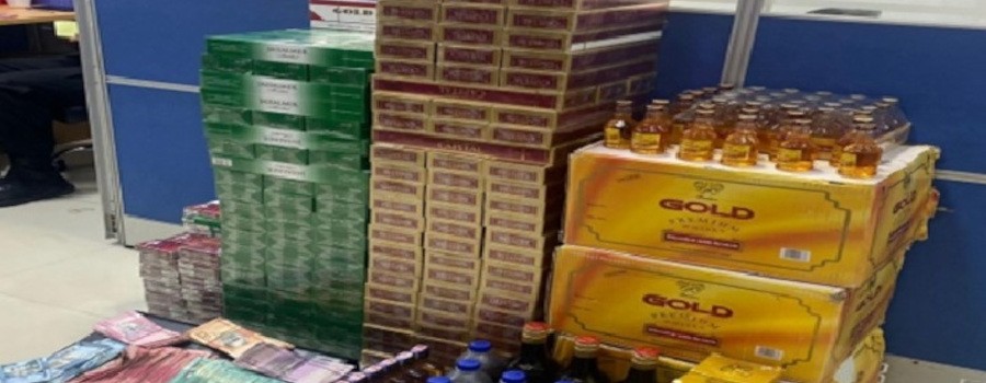 CECCOM incauta en operativos 328 mil cigarrillos, bebidas adulteradas e ilegales y $101 mil pesos en efectivo